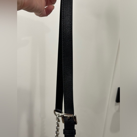 Michael Kors Jet Set Purse Convertible Shoulder Crossbody Hobo Bag Black Logo - Picture 16 of 16